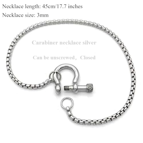 Collier en acier inoxydable avec chaîne de blé bicolore et boucle or