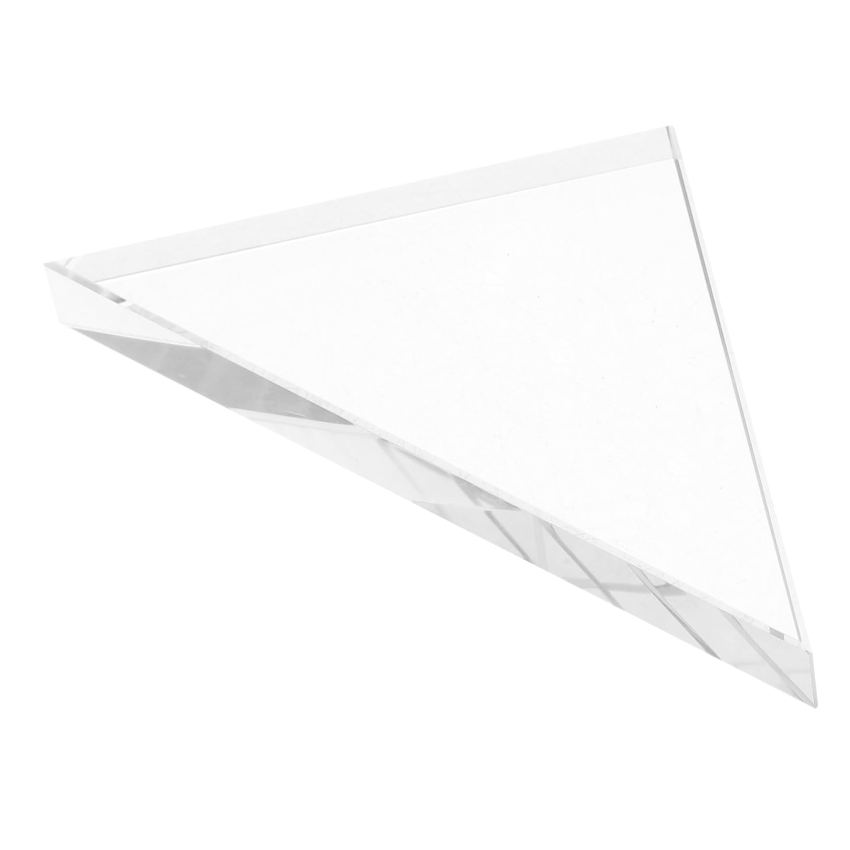 PRETYZOOM Triangular Lens Prisms for Science Transparent Glass