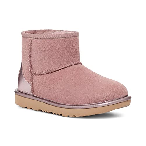 UGG Klassischer Mini-Glanzstiefel, für Mädchen, Rosengrau, 31 EU