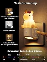 LOHAS-LED Nachtlicht Steckdose, 3D Cute Nachtlicht mit Dämmerungssensor – Ansicht 2