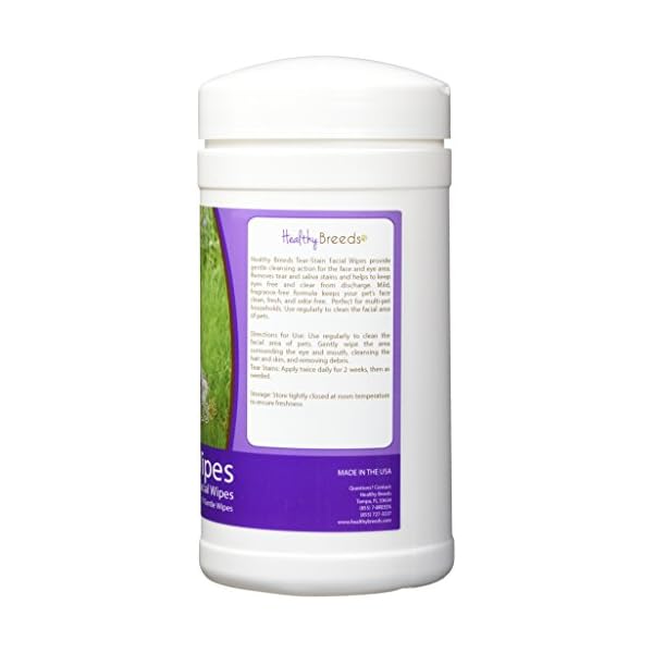 Healthy Breeds Dog Tear Stain Wipes for Miniature Schnauzer – Over 200 Breeds – Facial Eye Cleaner – 70 Wipes – Cleans Crust Stains Mucus Saliva – Mild Gentle Fragrance Free Healthy Breeds Dog Tear Stain Wipes for Miniature Schnauzer – Over 200 Breeds – Facial Eye Cleaner – 70 Wipes – Cleans Crust Stains Mucus Saliva – Mild Gentle Fragrance Free