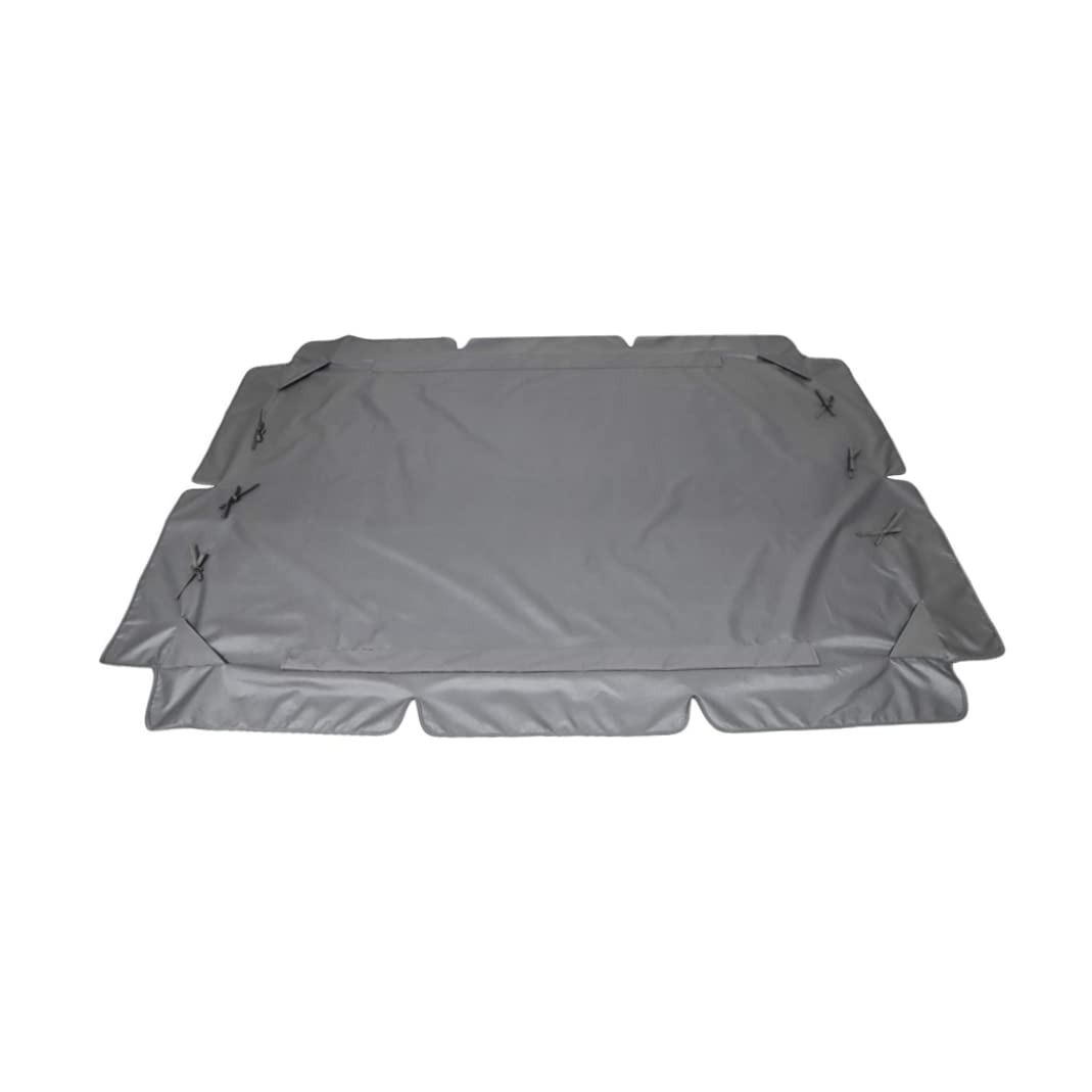 Swing Chair Canopy Replacement 3 Seater Garden Swing Seat Canopy Cover Garden Hammock Cover Waterproof Rip Proof Replacement Canopy for Garden Swing Grey, Small Furniture Sets