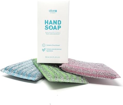 USA 2-in-1 Multi-Purpose Cleaning scrubbers with Citrus Extract Hand Soap
