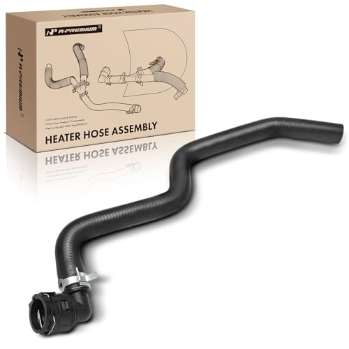 A-Premium Inlet HVAC Heater Hose Pipe Line Assembly Compatible with Chevrolet Cruze 2011-2015, Cruze Limited 2016, 1.4L, To Heater Core