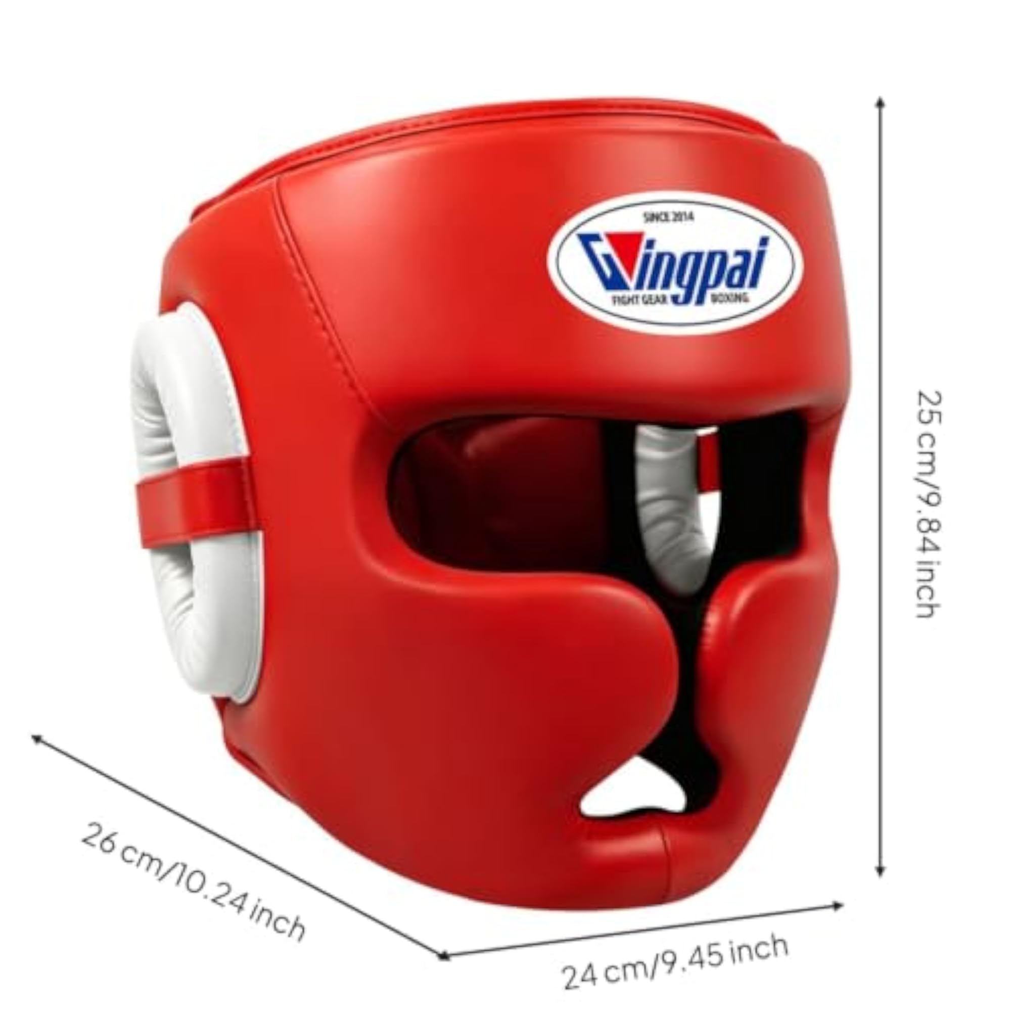 Thickened Boxing Headgear with Cheek Protection Padded Open