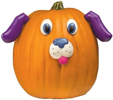 Animal Faces Pumpkin Push-In Kit