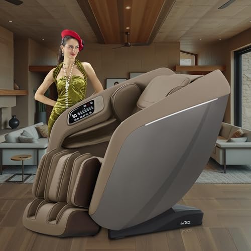 Image of Lixo LI5333 inchIntelligent Wellness inch 4D Massage Chair | AI Body Scanning | 22 Auto Programs | SL Track | Voice Control | Dual Heating | 3-Level Zero Gravity | USB Charging - Brown