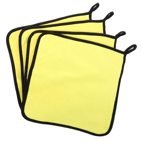 NULYLU 4pcs Pool Cleaning Cloth Billiard Towel Pool Stick Accessories Snooker Cleaning Towel Slicker