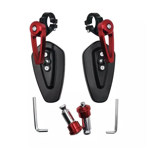 Reflector Rearview Mirror for Kaabo Mantis King GT Wolf Warrior GT Wolf King GT Pro Electric Scooter Rearview Mirror Part (Red)