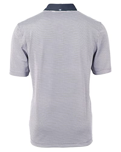 Cutter & Buck Virtue Eco Pique Micro Stripe Recycled Mens Big & Tall Polo2