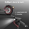 Trottinette électrique Aspekts A20 Pro pour Adultes, Trottinette Pliable de 8,5 Pouces, Batterie 36V 10Ah, autonomie de 30km, Moteur 650W, Doubles Freins, pneus nid d'abeille increvables #4