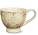 Pavilion Gift Company 54005 "A Mother's Love-Nanas Treat Memories That the Heart Holds Forever" Floral Butterfly Soup Bowl Mug, Purple, 17 oz
