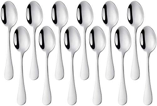 Varadaa Stainless Steel Tea Spoon - 5.5 Inch Long- A Set of 12