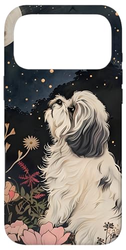 Shih Tzu Pink Floral Cute Dog Owner Women Case for iPhone 17 Pro Max