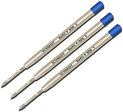 5 Pack, Pen Savings Ballpoint Pen Refills Compatible With Parker Ballpoint Pens, Medium Point (Bulk Packed) (Turquoise): Pen Refills