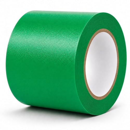 Image of GTSE - Green Vinyl PVC Floor Tape 4 inch x 108ft Safety Marking Tape | Safety Marking Tape for Gyms, Warehouses & Dance Floors - Durable Vinyl, High Visibility