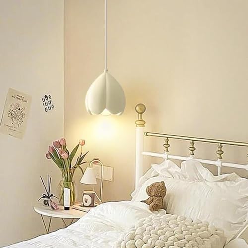 Lámpara de techo boho con pétalos de flores para dormitorio 5