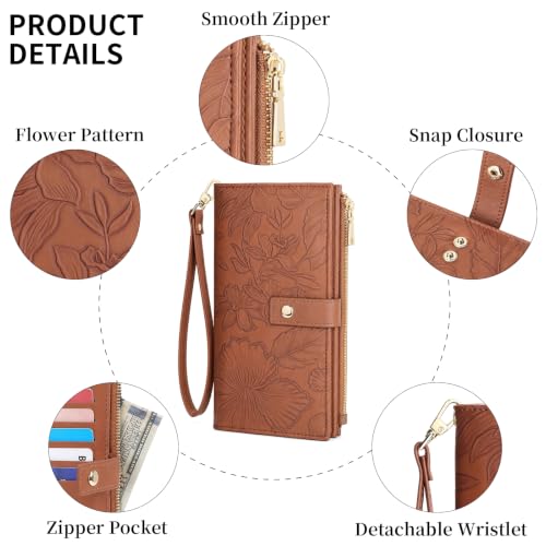 FALAN MULE Wallets for Women RFID Blocking Vegan Leather wristlet wallet by FALAN MULE - Used condition - Image 4