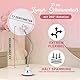 Flexibler Schminkspiegel mit 10Fach Vergrößerung - Tischspiegel und Wandmontage Spiegel für Kosmetik und Badezimmer, Magnifying Makeup Mirror - 17cm x17cm (Rund)