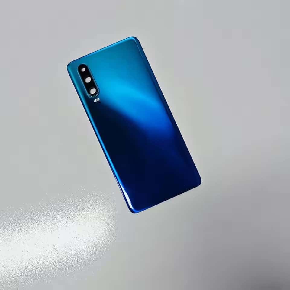 YOOOKOOO Compatible Rear Back Cover for Huawei P30 – Battery Door Housing Replacement Part (Crystal with Lens)