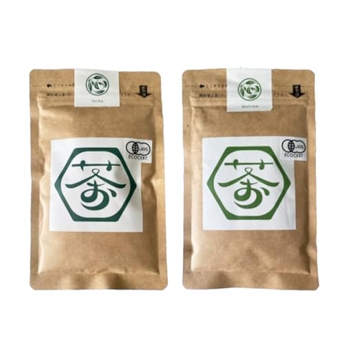 超微粉有機緑茶と抹茶の2種セット