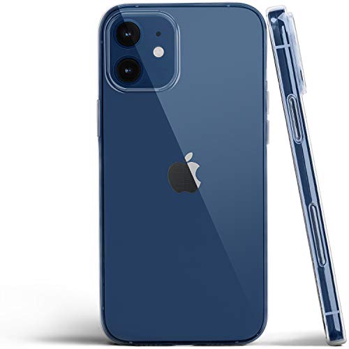 Totallee clear iphone 12 mini case, thin cover ultra sl…