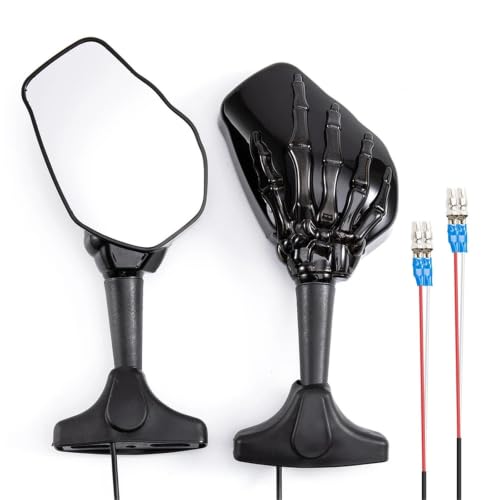 Espejos laterales de motocicleta ajustables para FZ1 2006-2009 y FZR600
