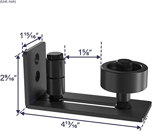 Gj Sliding Barn Door Hardware Set - 6.6 Ft I Type Kit With 5 Tracks, Handle, And Roller - Durable, Versatile, And Easy To Install For Indoor And Outdoor Spaces #TOP2