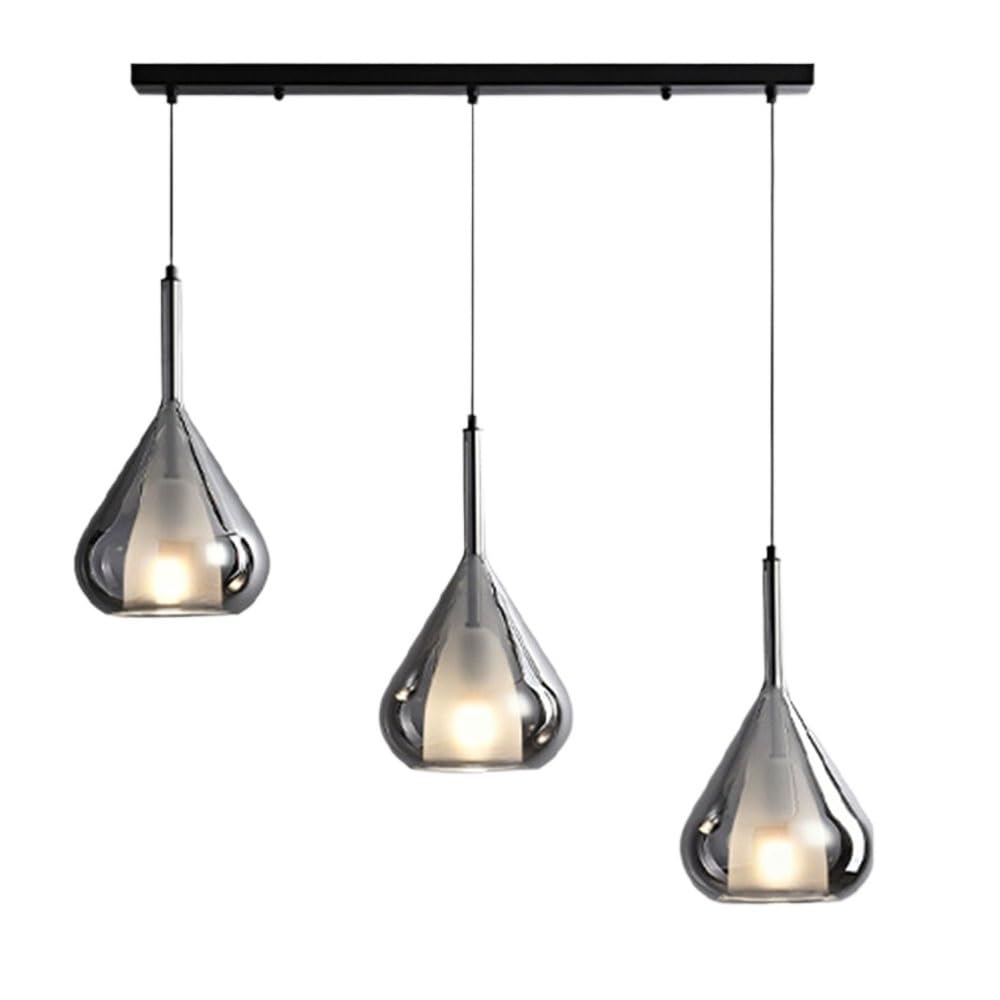 Luminaire suspendu pour îlot de cuisine au design de mini lustre goutte d'eau moderne