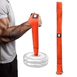 J Bryant Enhanced Arm Wrestling Training Loading Strap Suitable for Wrist Forearm and Biceps Workouts Compatible with 1 Inch and 2 Inches Barbell Plates Multifunctional Home Gym Fitness Equipment