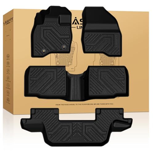 Image of LASFIT Floor Mats for Ford Explorer 2015 2016 2017 2018 2019 7 Seater