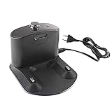 Alta calidad y nueva. Piezas de aspiradora Adaptador de cargador de muelle Ajuste para irobot Fit para Roomba 500 600 660 690 700 800 900 880 890 960 980 Robot de la serie Accesorios de aspiradora ( Color : US Plug )