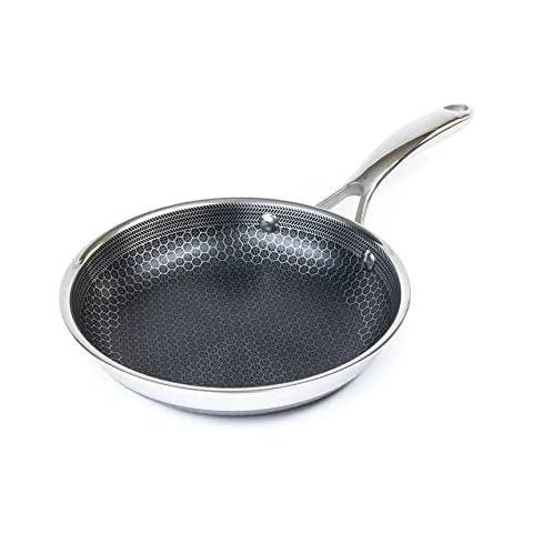 HexClad 20 cm Hybrid Edelstahl Bratpfanne Cover