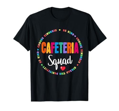 School Support Team Matching Cafeteria Squad Worker Crew T-Shirt