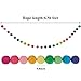 Boao 2 Pieces Wool Felt Ball Garland Colorful Pom Pom Garland Handmade 6.5 Feet Long 24 Balls Felt Banner for Wall Christmas Tree Decoration (Rainbow)