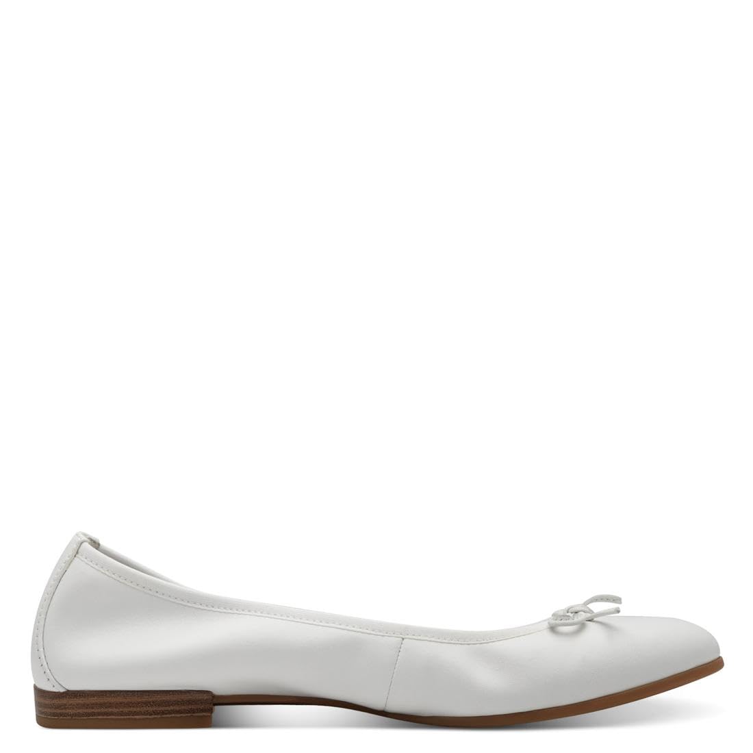 Tamaris Donna ballerina pelle piatta bianco 36 EU