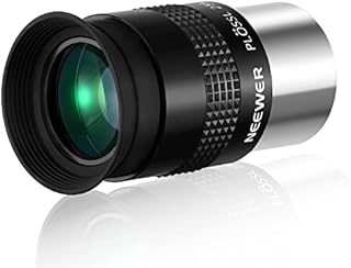 NEEWER 1.25" Plossl Telescope Eyepiece Lens, Multi-Coated Green PL 25mm Eyepiece Lens, 4 Element, Wide Angle 40 Degree, Threaded for Standard 1.25" Astronomy Telescope Filters