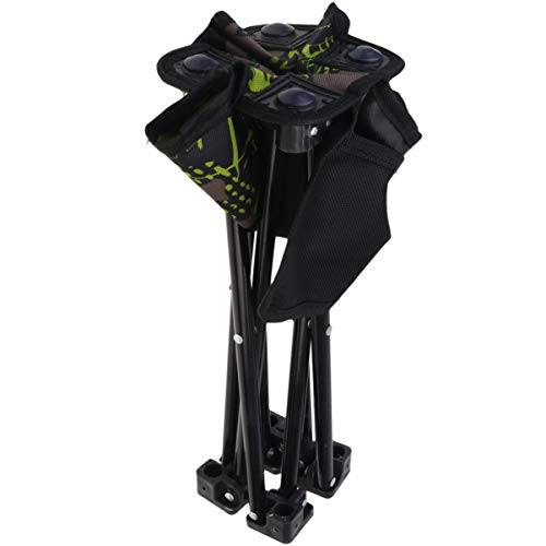 SUPVOX Taburete Plegable Al Aire Libre Exterior Cámping Afuera Asientos Pabellón Picnic Chair Taburetes Portátil Colgante Bar Coche Postal Sillas Camping Green Acero Inoxidable