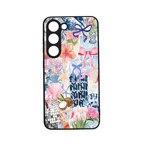 qizjio Collage Aesthetic Phone Case Shockproof Protective Art Coquette Summer Phone Cover for Samsung Galaxy S23