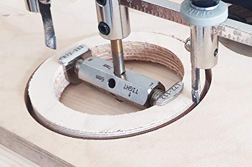 Guide pour agrandir le trou de perçage existant Ø72-152 mm proprement