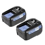 Exmate - 2 batterie di ricambio da 18 V, 5500 mAh, per Bosch, PBA, PSB, PSR, 18 V, sistema PSB 18 LI-2, PST 18 LI, UNEO MAXXH, Uneo Maxx, 1600A005B0, 2607335040, 2607336039, 26 0733366 040 2607336207
