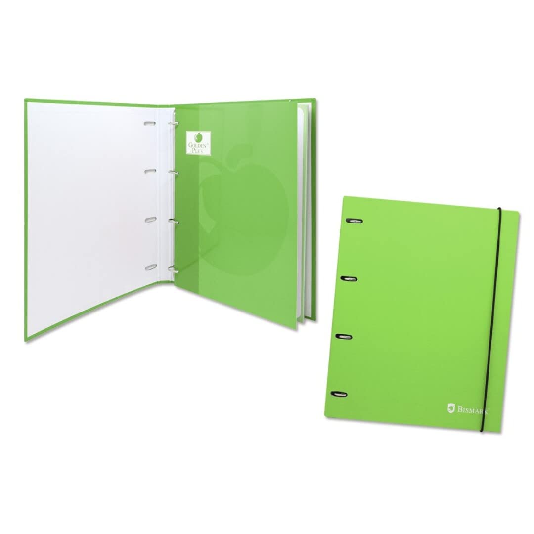 Carpeta BISMARK Carton 4A, A4 C/Recambio Verde