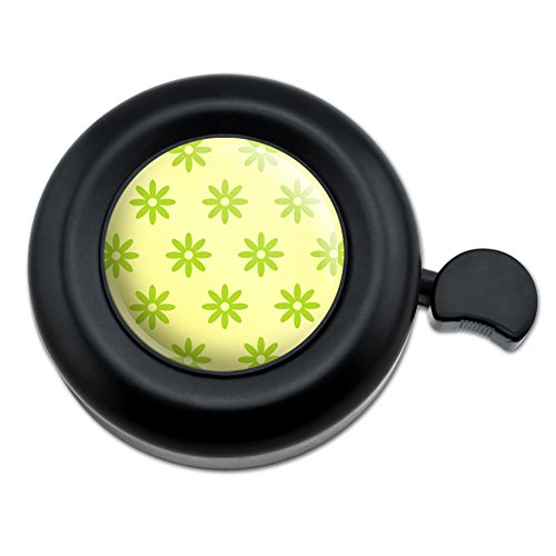 Graphics and More Flowers Lime Green Bicycle Handlebar Bike Bell