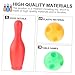 POPETPOP 1Set Parent Interactive Bowling Pink Yellow Birthday for Smooth Surface for Safe Family Activity