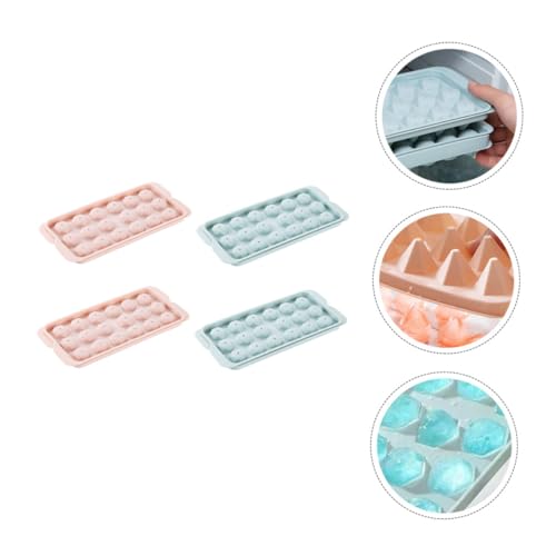 Toyvian 4 piezas moldes para cubitos de hielo de plástico miniatura 7