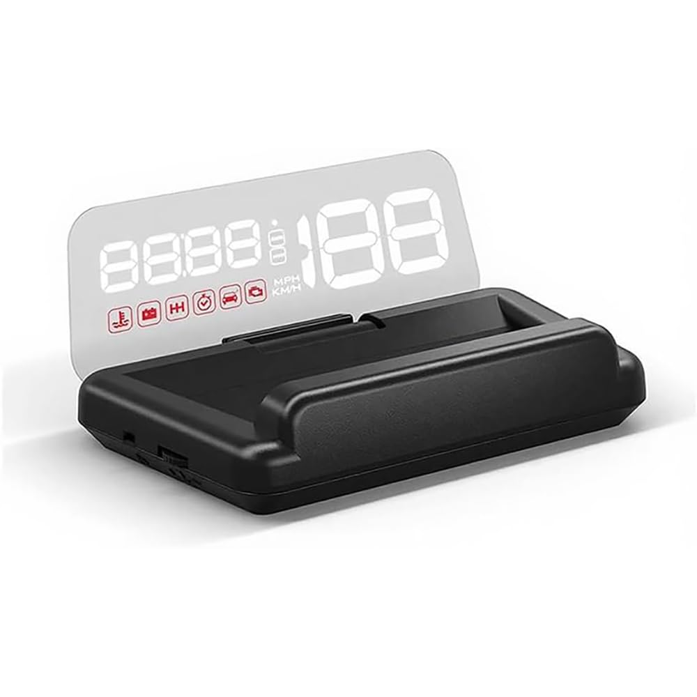 lxlfc Car HUD Head Up Display for KIA Rio K3 Forte/Cerato K4 Optima/K5 Cadenza/K7 K8 K900/K9, Digital Speedometer Bright Day Night Projection Compact Dashboard Design, Car Windshield Projection