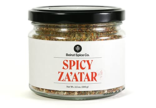 Beirut Spice Co. Premium Spicy Za'atar Blend - 0 Additives, Preservatives, Or Oils - 3.5 Oz