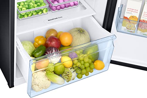 Image of Samsung 301L 2 Star Inverter Frost-Free Convertible 5 In 1 Double Door Refrigerator Appliance (RT34C4522BX /HL,Luxe Black)