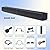 GEOYEAO Sound Bar, Bass Speakers for Smart TV with Dual Subwoofer 3D Surround Sound System, 32 Inch 2.2CH Home Theater Audio Soundbar, HDMI ARC Connection, 2 in 1 Detachable & Wall Mountable