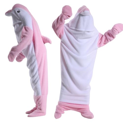 Pijama con capucha de animales para adultos tipo manta suave de dibujos animados 6